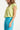 24037 Flowy Lime Zomertop | White - Lime