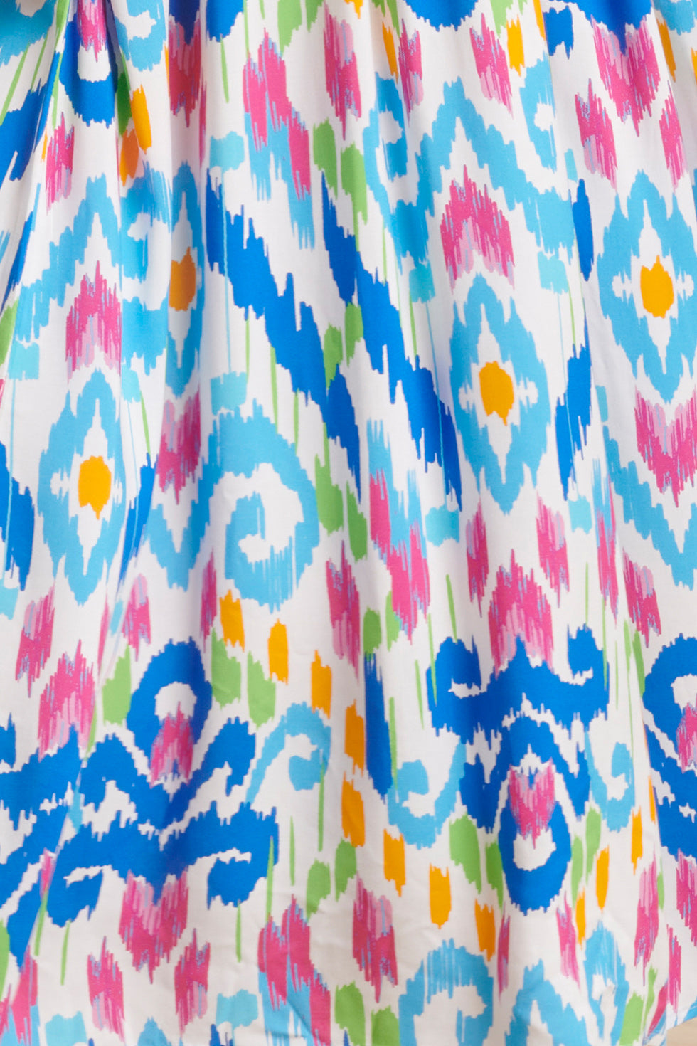 24050 Tribal Print Blouse | White - Muticolour