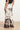 24056 Lang Flowy Broek Met Ornamentprint | White - Sand