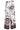 24056 Lang Flowy Broek Met Ornamentprint | White - Sand