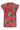 24060 Fuchsia Zomer Top Met Jungle Print | Fuchsia - Muticolour