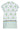 24071 Zomerse Top Met V-Halsspeelse Frill Mouwen | White - Muticolour