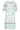 24072 Zomerjurk Met Korte Pofmouwenv-Hals | White - Muticolour