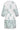 24075 Te Zomerjurk Met Paisley Borduurwerk | White - Green