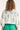 24076 Te Top Met Paisley Borduurwerk | White - Green