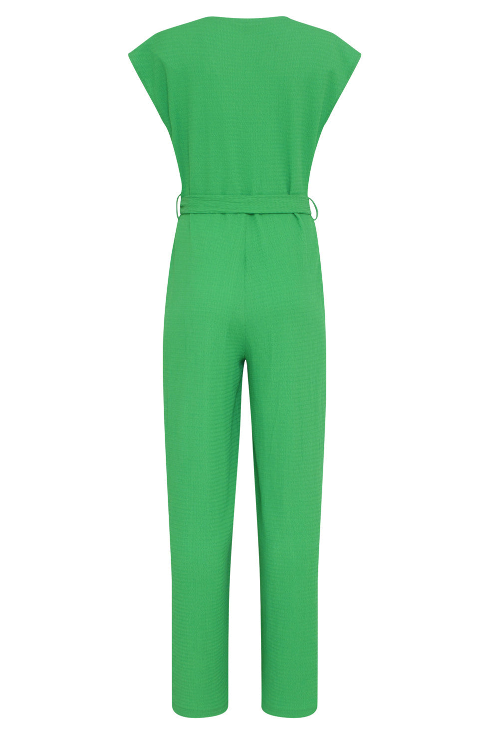 24083 Lange Aansluitende Jumpsuit | Green
