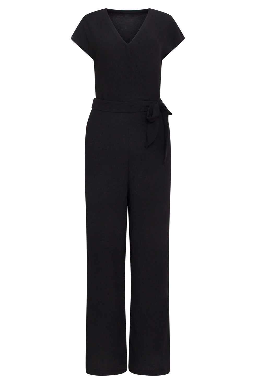 24083 Lange Aansluitende Jumpsuit | Black