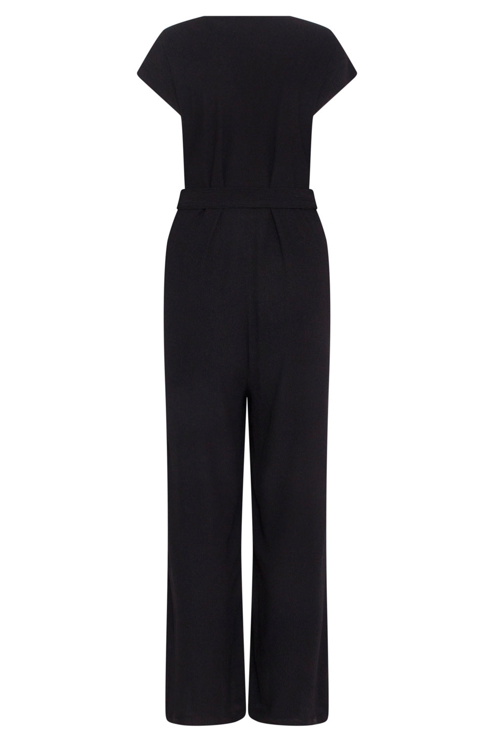 24083 Lange Aansluitende Jumpsuit | Black