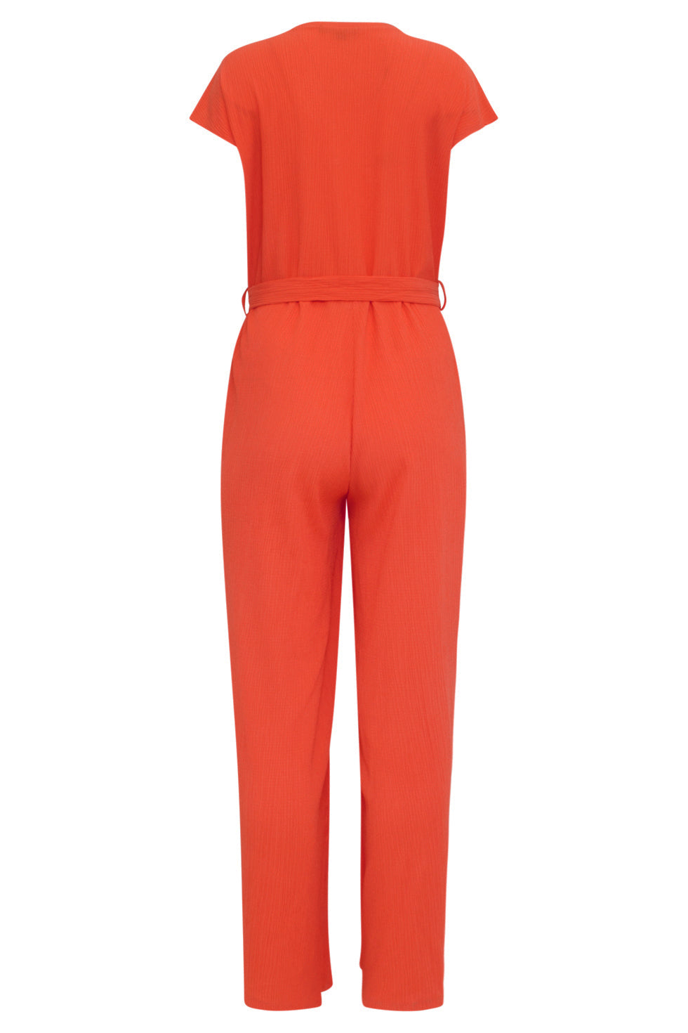 24083 Lange Aansluitende Jumpsuit | Coral