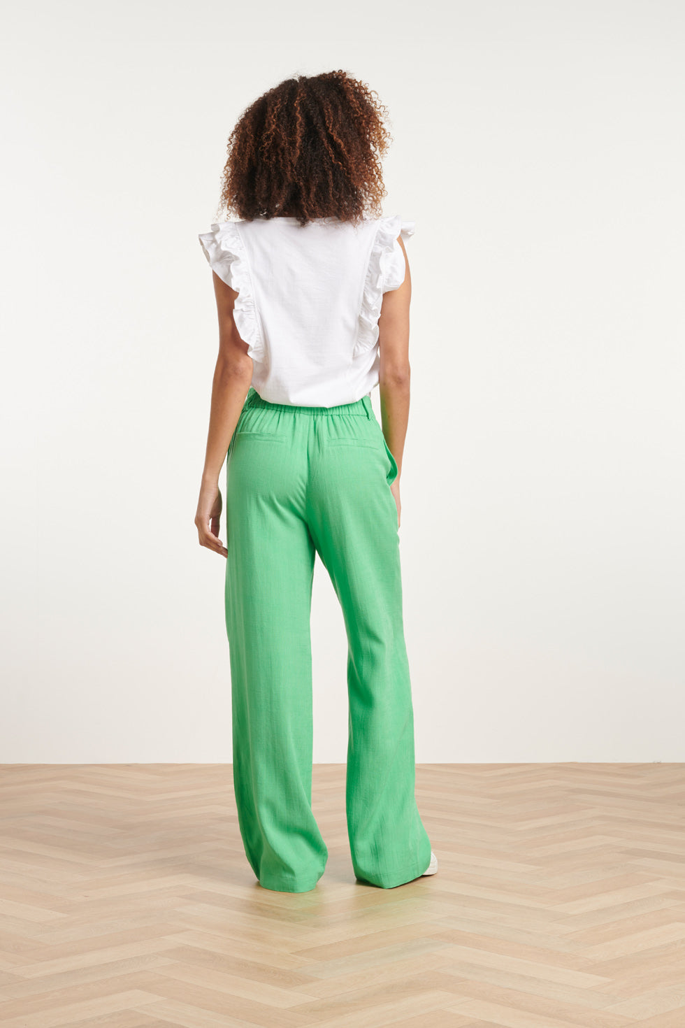 24085 Lange Broeklevendig Met Ritsriemlussen | Green