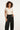 24086 Top Met V-Halsomslagmouwen | Sand