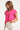 24086 Toplevendig Fuchsia Met V-Halsomslagmouwen | Fuchsia