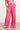 24088 Losvallende Wijde Broek Met Elastische Achterkantfel | Fuchsia