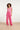 24088 Losvallende Wijde Broek Met Elastische Achterkantfel | Fuchsia