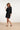 24091 Eenvoudige Zomerjurk Tetra Stof | Black