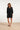 24091 Eenvoudige Zomerjurk Tetra Stof | Black