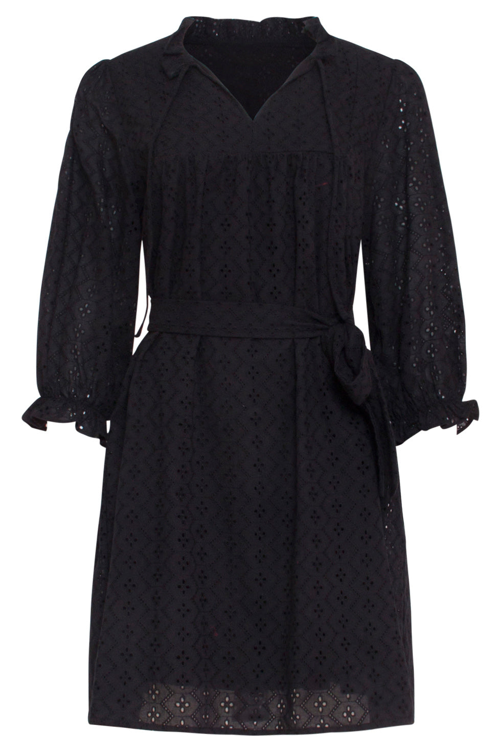24097 Brie Anglaise Kort Jurkje | Black