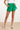 24111 Bloemen Geborduurde Shorts Emerald | Green