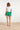 24111 Bloemen Geborduurde Shorts Emerald | Green