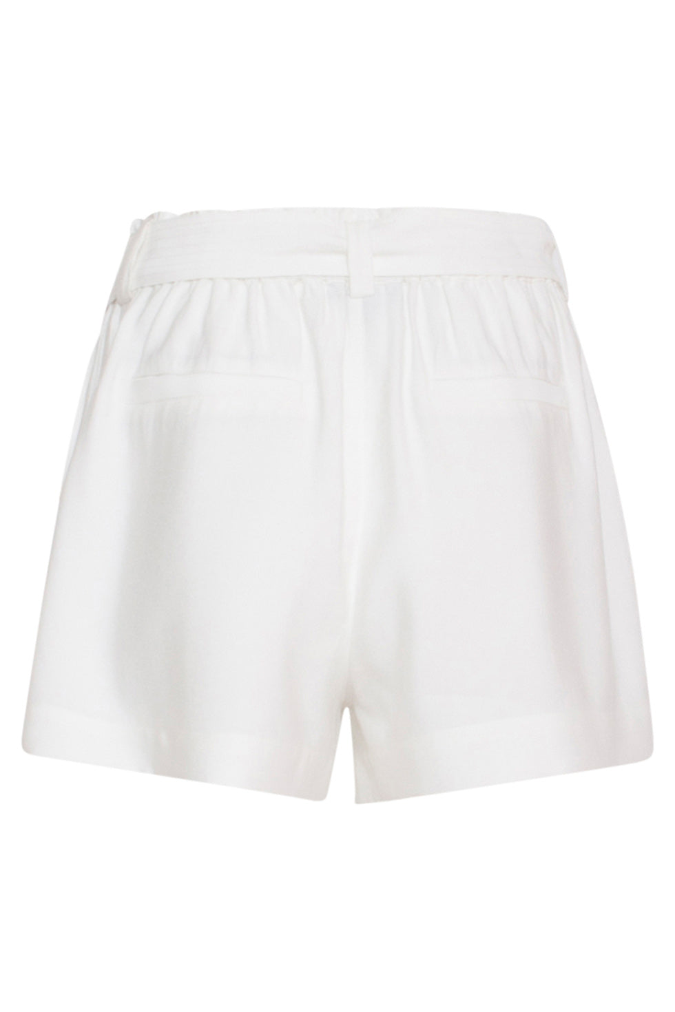 24118 Te Losse Shorts Van Zacht Twill | White