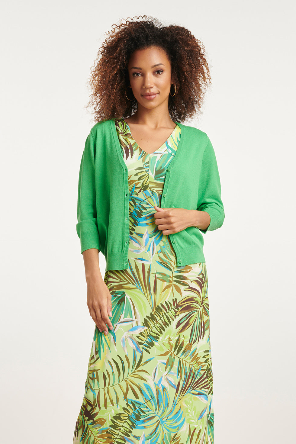 24119 Zacht Zomer Vest | Green