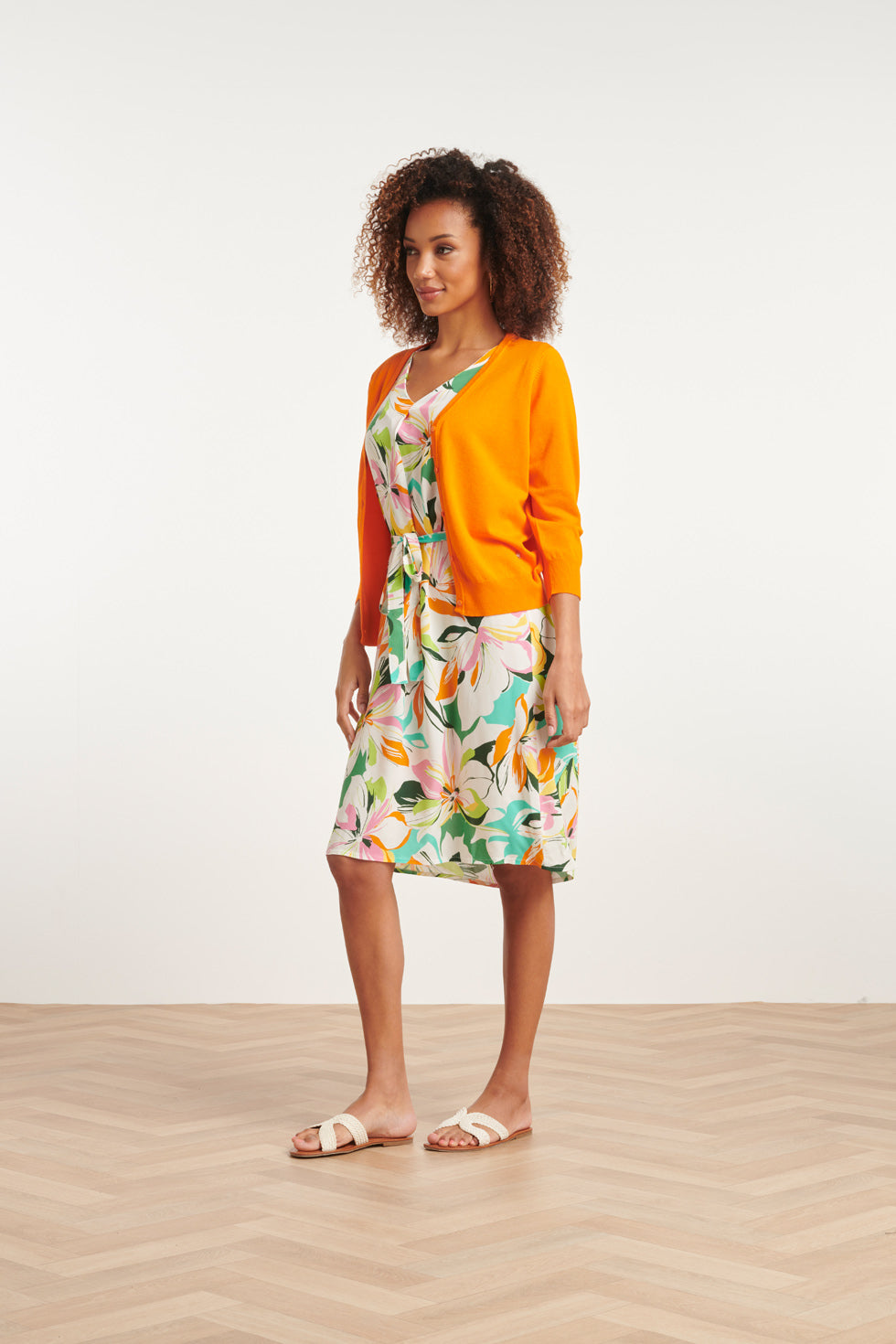 24119 Zacht Zomer Vest | Orange