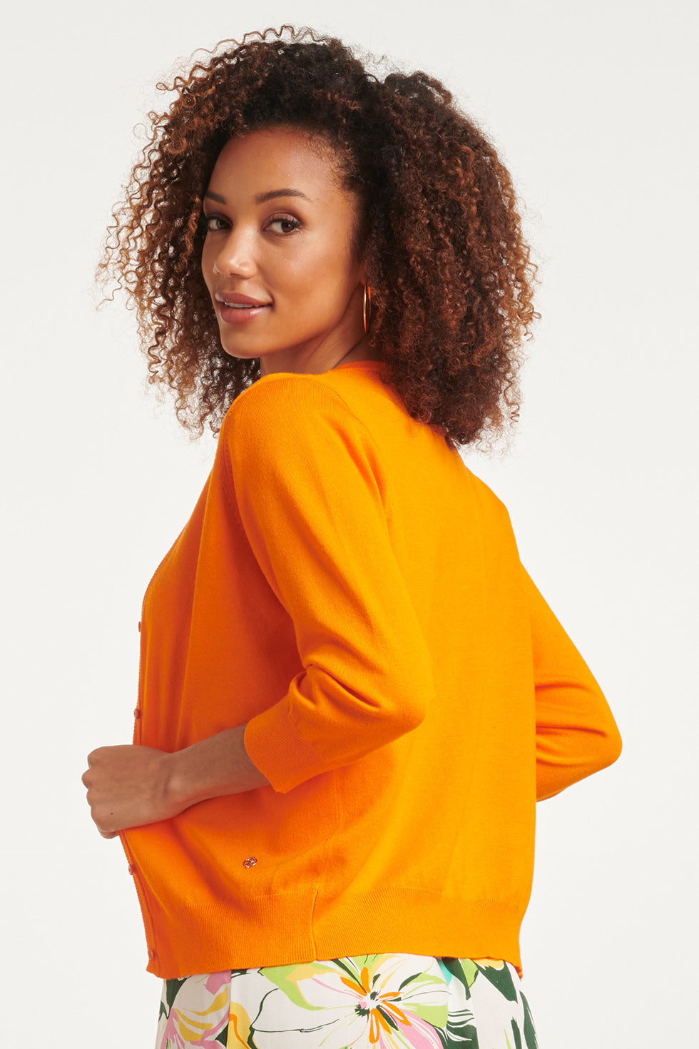 24119 Zacht Zomer Vest | Orange
