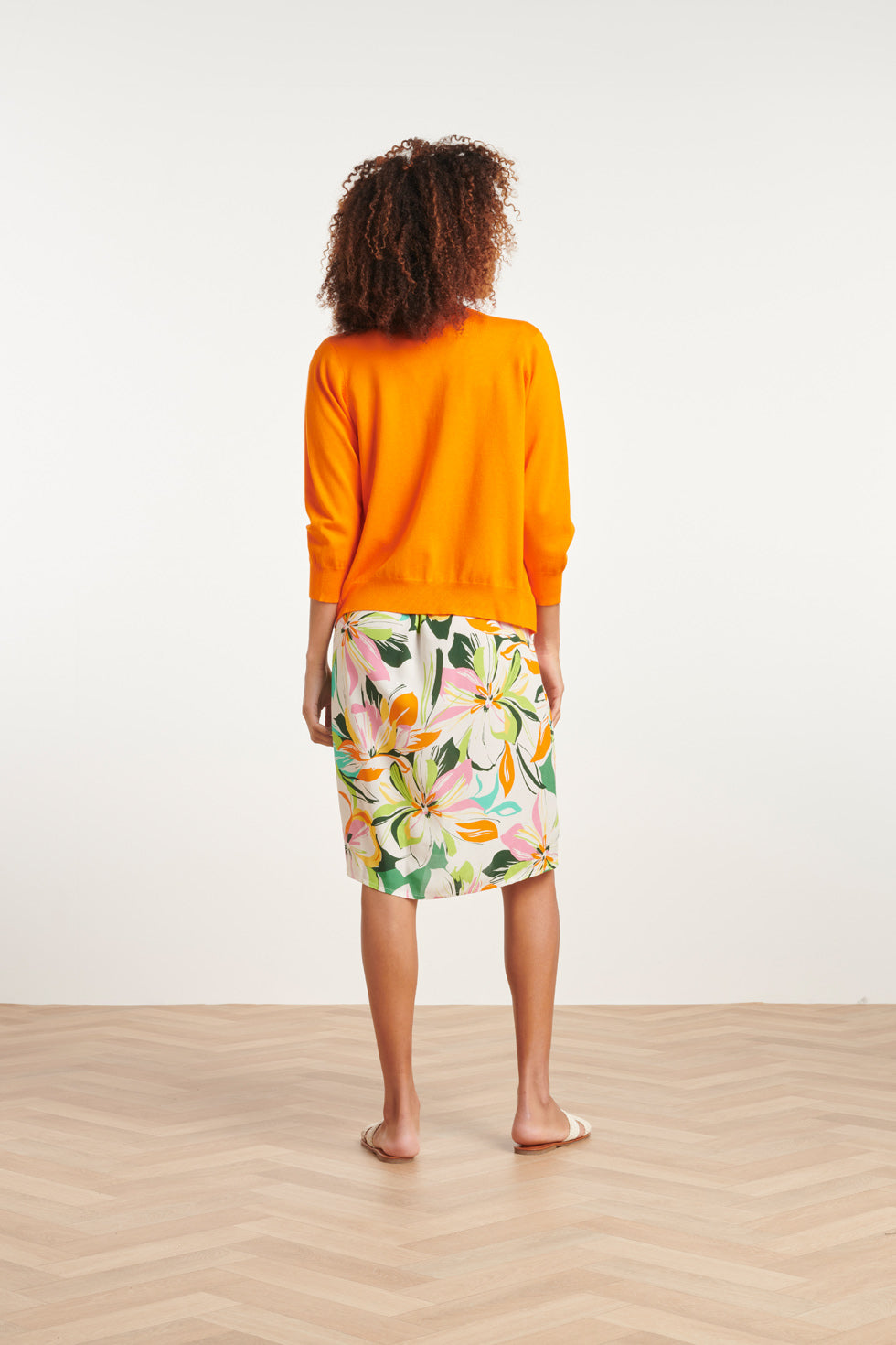 24119 Zacht Zomer Vest | Orange