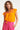24127 Vrolijke Korte Mouwen Top | Orange - Fuchsia