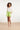 24129 Zachte Te Top Met Limoen Bloemenborduurwerk | White - Lime