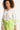 24129 Zachte Te Top Met Limoen Bloemenborduurwerk | White - Lime