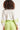 24129 Zachte Te Top Met Limoen Bloemenborduurwerk | White - Lime