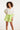 24129 Zachte Te Top Met Limoen Bloemenborduurwerk | White - Lime