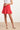 24133 Katoenen Dobby Rok Met Decoratieve Tapes | Red