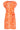24137 Bladerprint Jurk | Off White - Orange