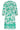 24140 Fris - Ornamentprint Jurk Met V-Hals | White - Muticolour