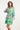 24140 Fris - Ornamentprint Jurk Met V-Hals | White - Muticolour