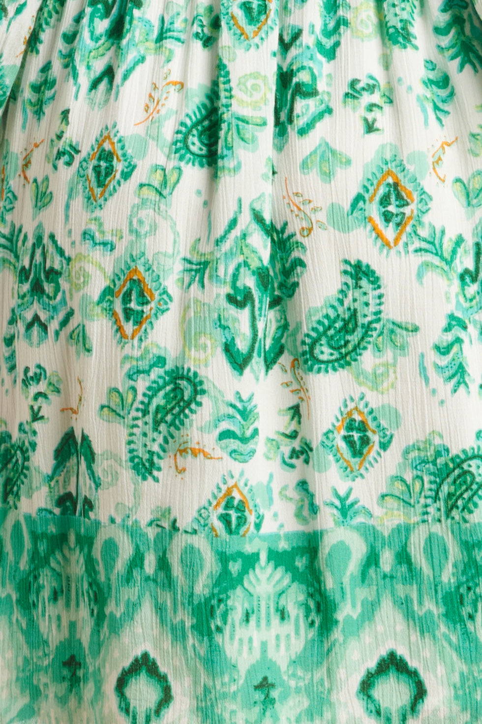 24141 Fris - Ornamentprint Top | White - Muticolour