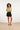 24142 Eenvoudige Klassieke Top Met Mos Aztekenprint | Off White - Light Army