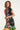 24151 Zomerjurk Met Abstracte Bloemenprint | Black - Muticolour
