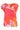 24158 Top Met Frivole Mouwtjesspeelse Wildprint | Muticolour