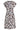 24163 Klassieke Jurk Met Gedurfd Cheeta Patroon | Off White - Black