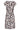 24163 Klassieke Jurk Met Gedurfd Cheeta Patroon | Off White - Black