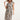 24163 Klassieke Jurk Met Gedurfd Cheeta Patroon | Off White - Black