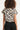 24164 Top Met Gedurfd Cheeta Patroon | Off White - Black