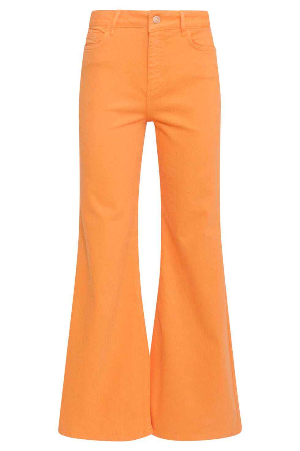 24169 Oranje Flared Jeans