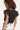 24170 Basic Top Met Brie Anglaise | Black