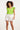 24171 Basic Top Met Speelse Dubbele Ruches | Lime