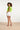 24171 Basic Top Met Speelse Dubbele Ruches | Lime