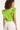 24171 Basic Top Met Speelse Dubbele Ruches | Lime